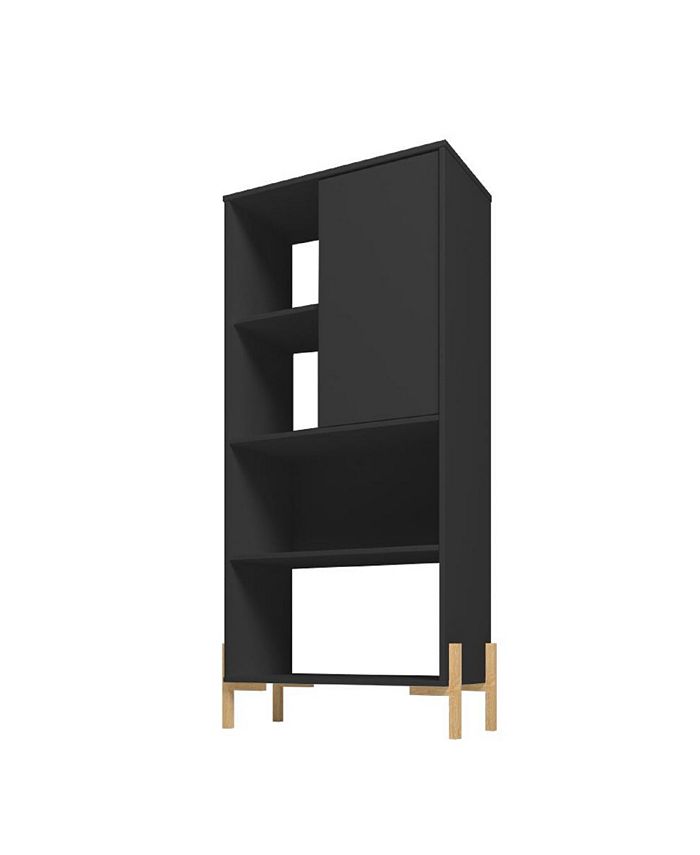 Manhattan Comfort Bowery Bookcase & Reviews Furniture Macy's