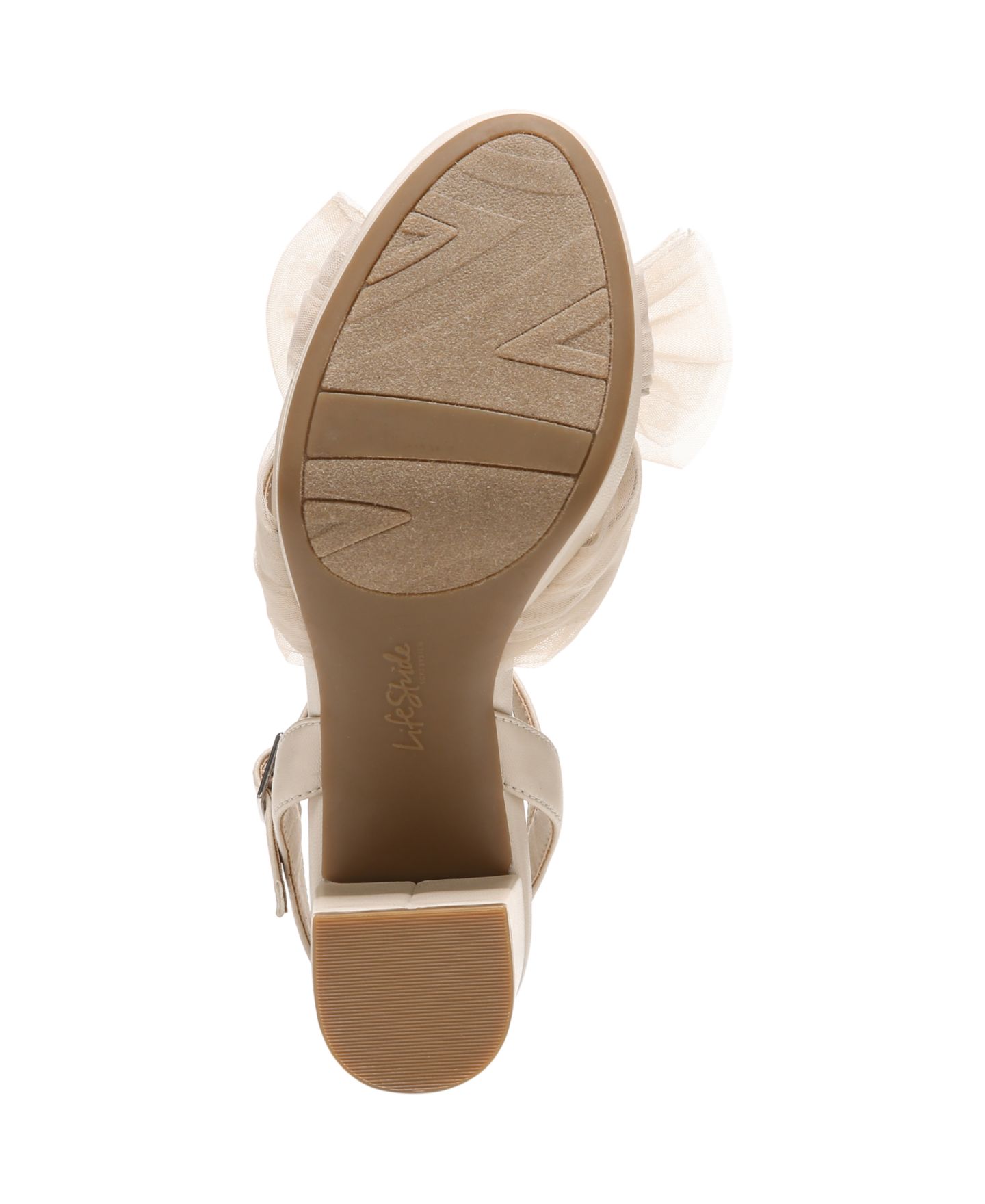 Женские сандалии LifeStride Last Dance Dress Sandals, цвет: Бежевая искусственная кожа — фото 5