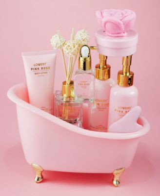 19-Pc. Pink Rose Relaxing Luxury Spa Gift Set