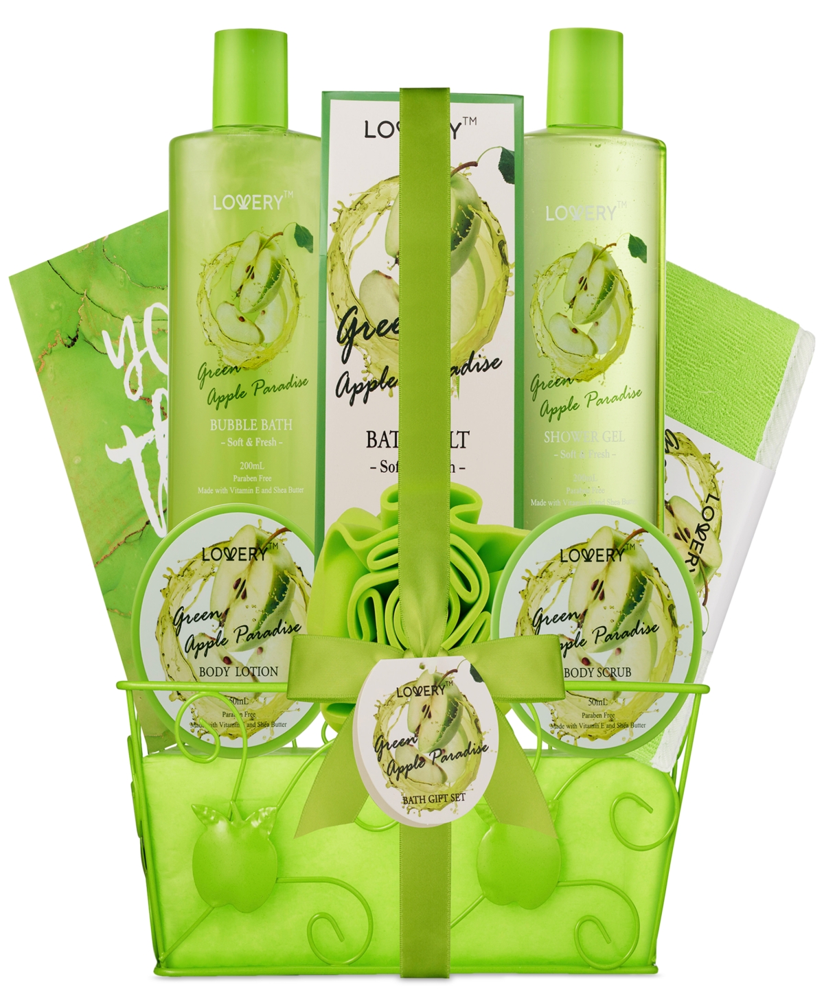 Lovery 9-pc. Green Apple Paradise Body Care Gift Set