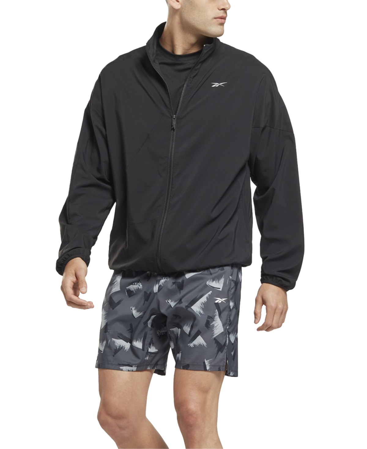 Reebok Men's Running Woven Windbreaker