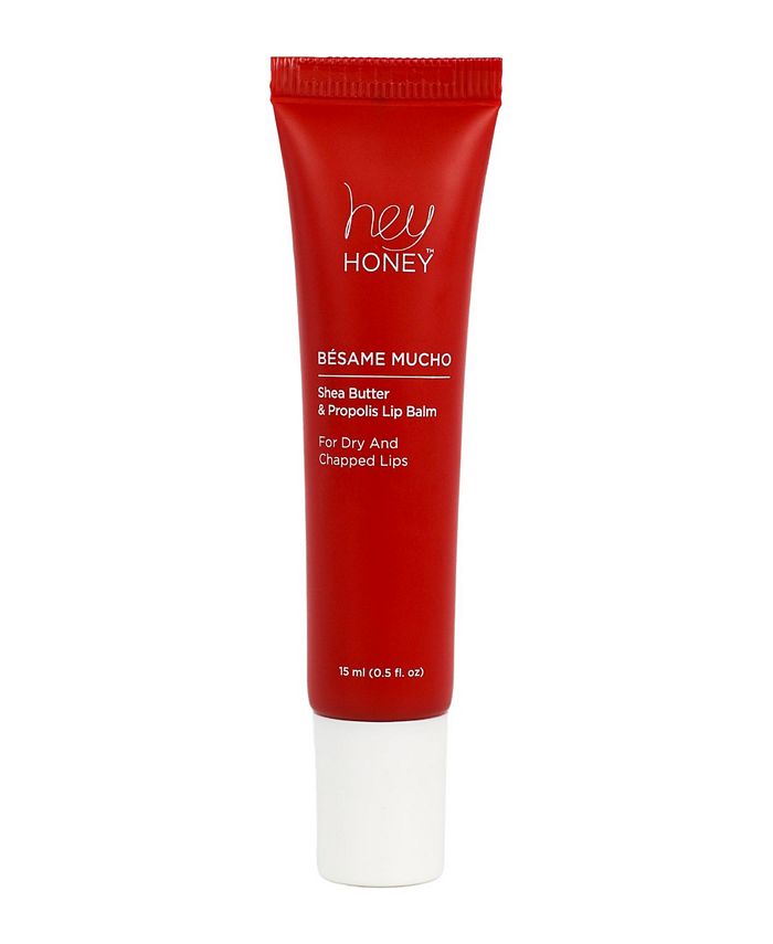 Hey Honey Besame Mucho Shea Butter Propolis Lip Balm, 15 ml Macy's