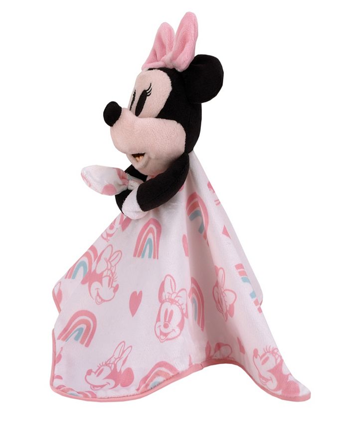 Disney Minnie Mouse Baby Blanket and Security Blanket Set, 2 Pieces