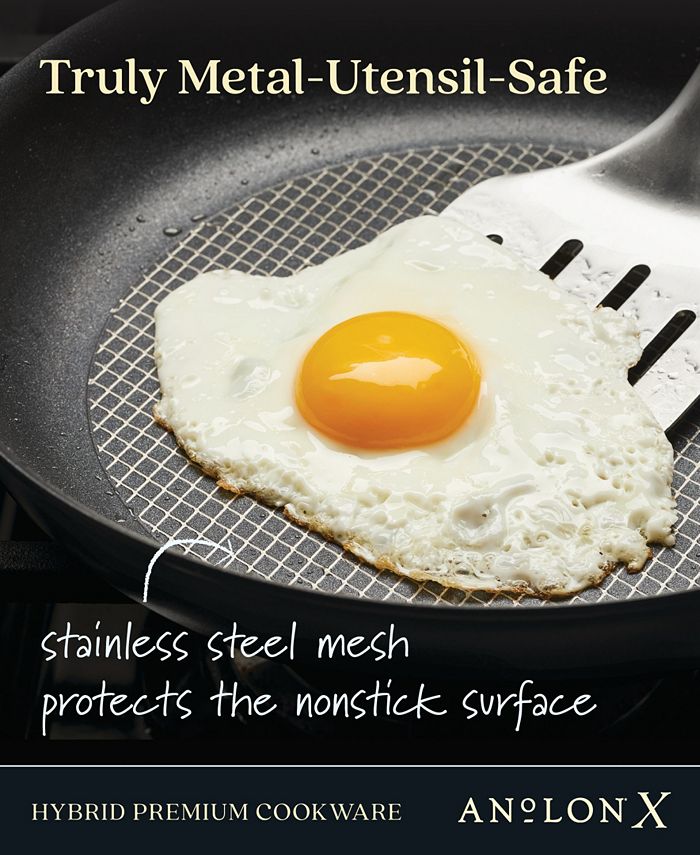 Anolon X Hybrid Nonstick Aluminum Nonstick Cookware Pots and Pans Set