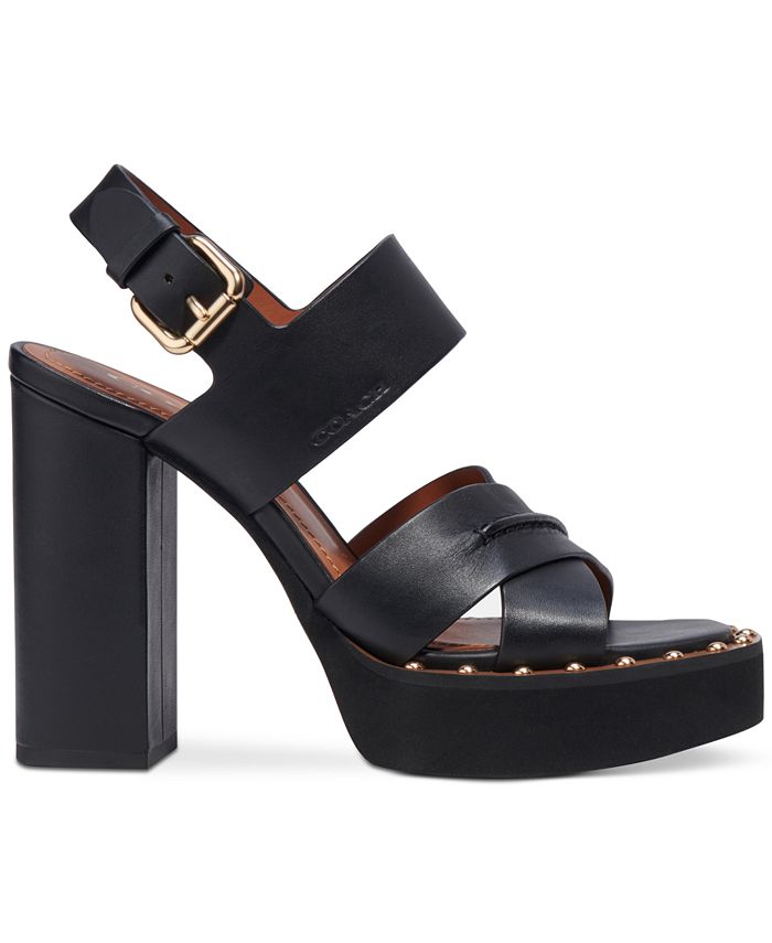 COACH Women's Callie Platform Block-Heel Sandals - Macy's