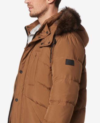 Men's Tremont Down Parka with Faux Fur Trimmed Removable Hood