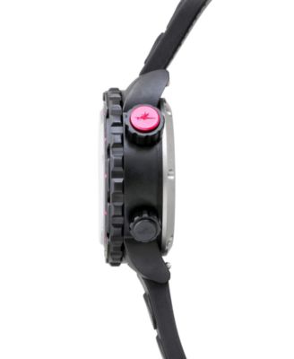 Women's Automatic Nadia Black Silicone Strap Watch 35mm