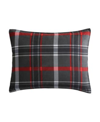 CLOSEOUT! Willow Plaid Microsuede Reversible Comforter Set, Twin
