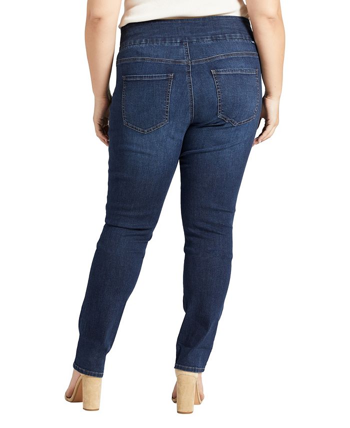JAG Plus Size Nora Mid Rise Skinny Pull-On Jeans - Macy's