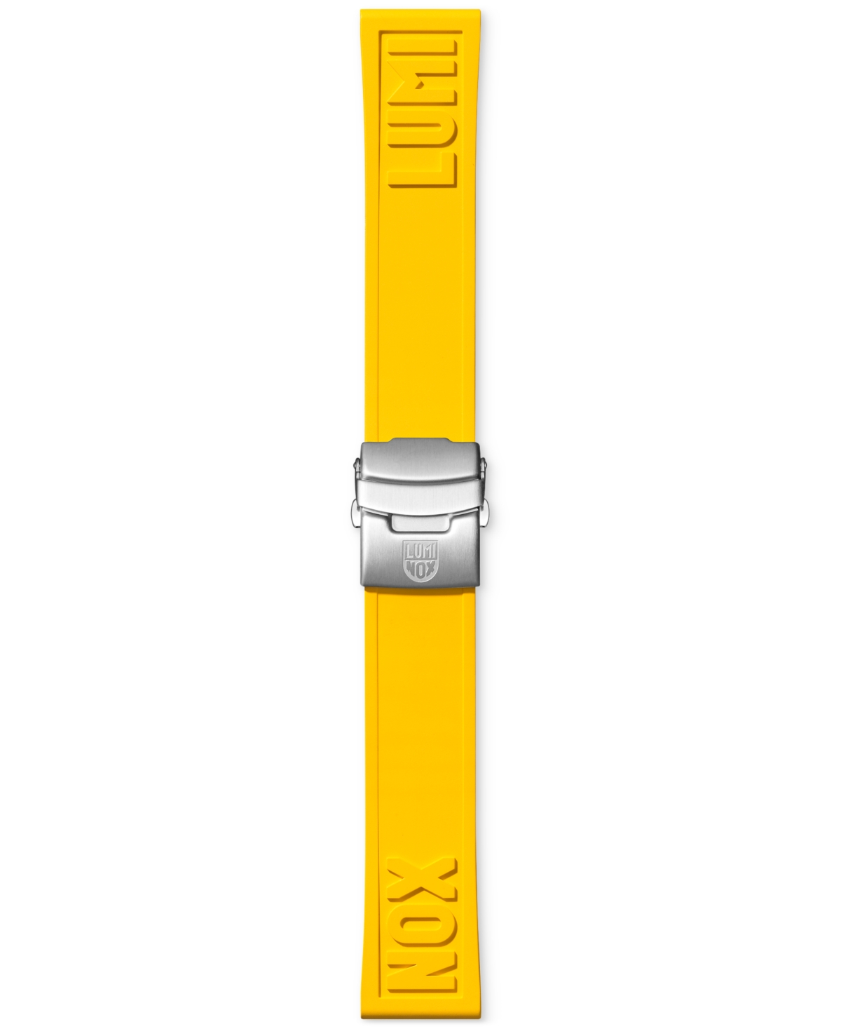 Interchangeable Yellow Rubber Watch Strap
