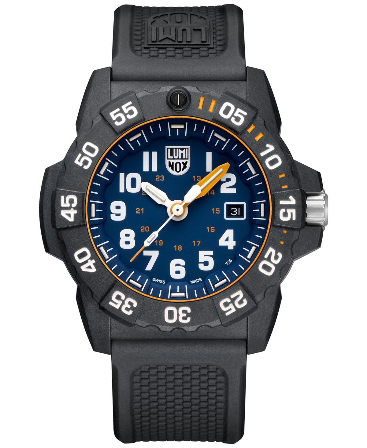 Shop Luminox Men's Swiss Navy Seal Foundation Exclusive Military Dive Black Rubber Strap Watch 45mm In No Color