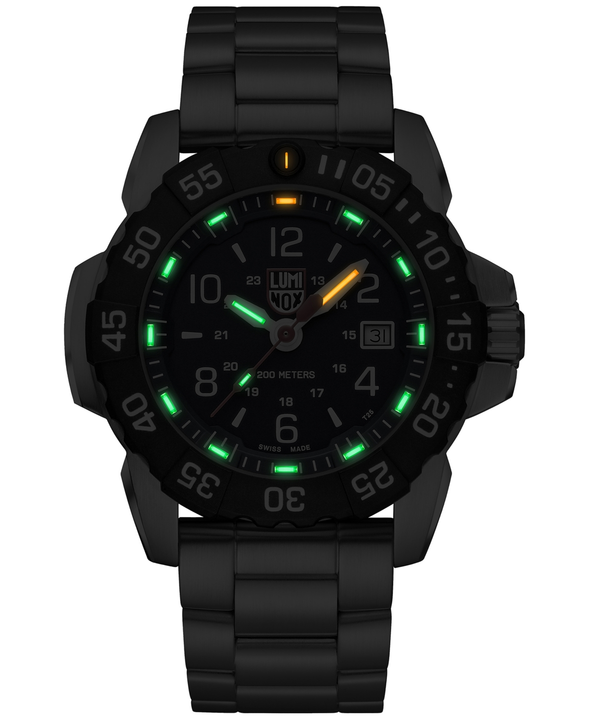 Shop Luminox Men's Swiss Navy Seal Rsc Stainless Steel Bracelet Watch 45mm In No Color