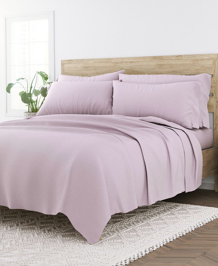 Kaycie Gray Solid Easy Care 6Pc. Sheet Set, King & Reviews Sheets