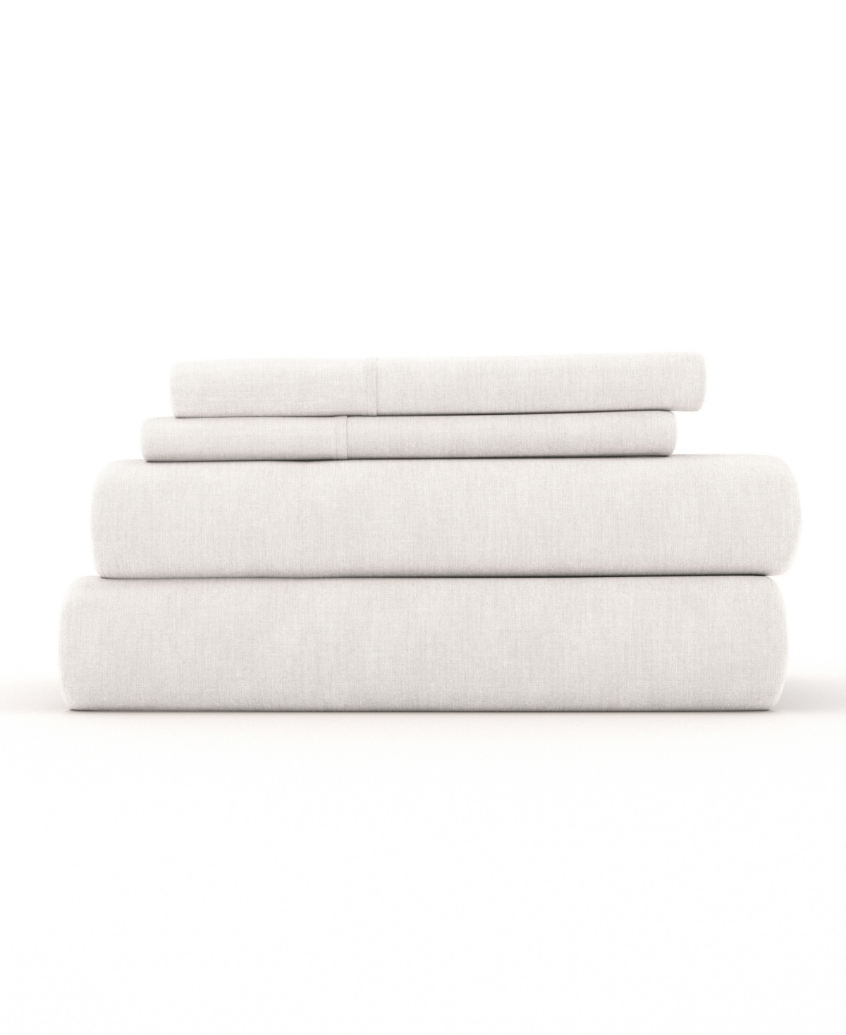 ienjoy Home 300 Thread Count Linen Rayon From Bamboo Blend Deep Pocket 4-Pc. Sheet Set,