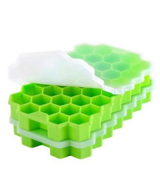 Honeycomb Shaped Silicone Ice Cube Tray - 2 Pc.