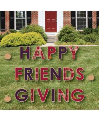 Big Dot of Happiness Friends Thanksgiving Feast - Yard Sign Outdoor ...