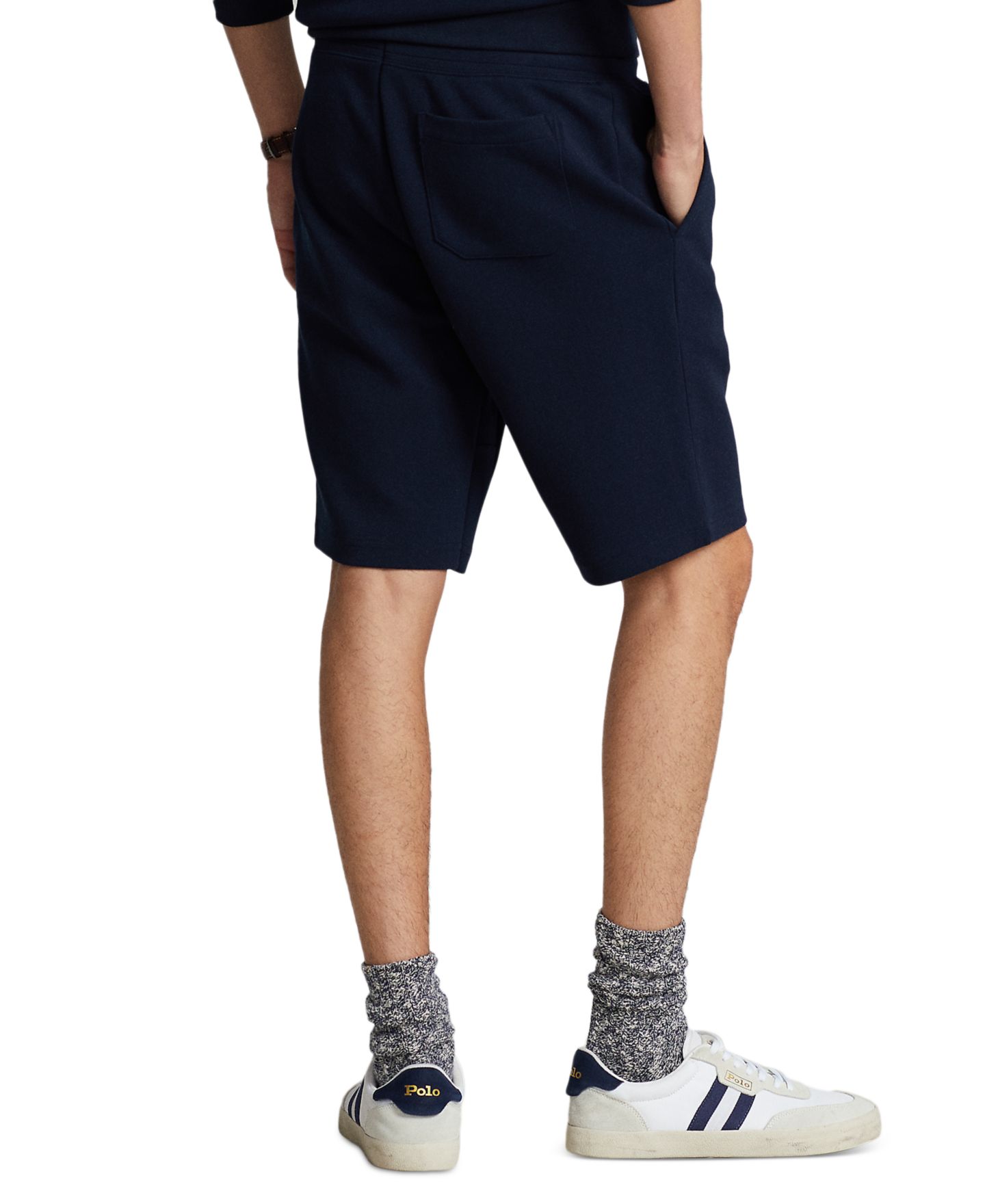 Мужские шорты Polo Ralph Lauren Double-Knit, цвет: Тёмно-синий — фото 3