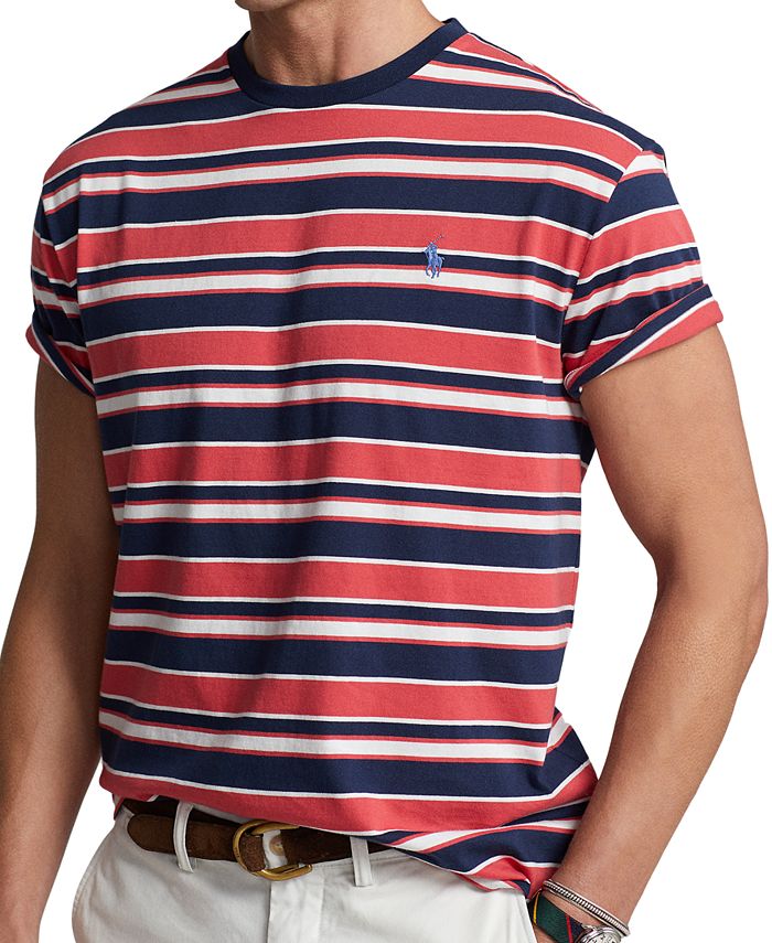 Polo Ralph Lauren Mens Classic Fit Jersey T Shirt Pink Size Large