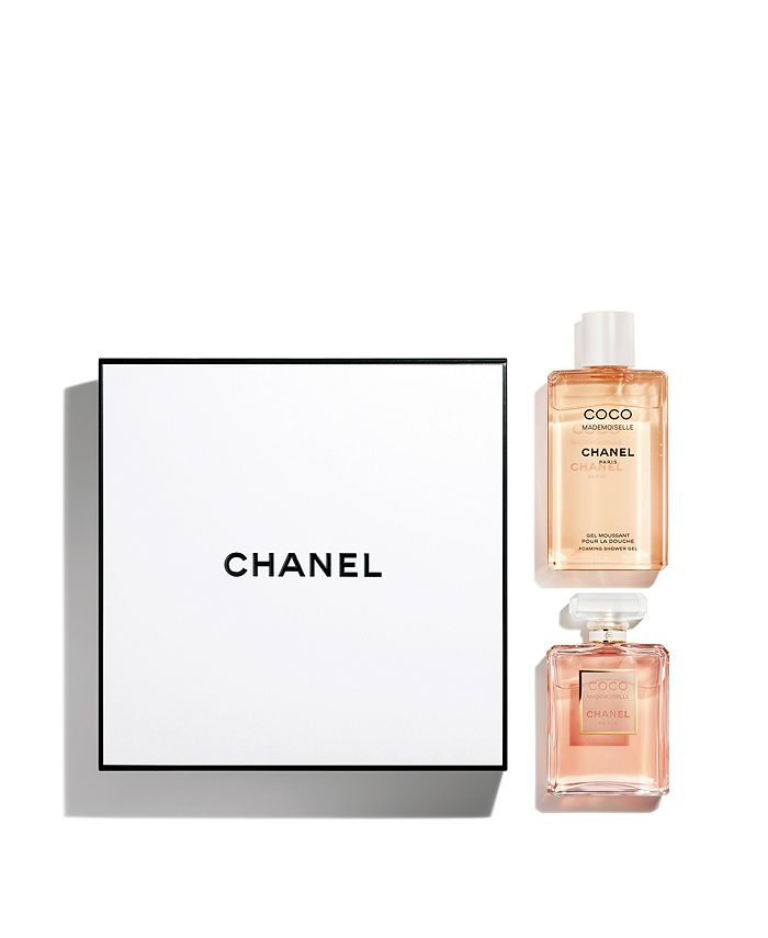 Aroma - Coco Chanel Mademoiselle Gift Set . DM to order CHANEL - Nestled in  a festive starburst box, CHANEL Coco Mademoiselle eau de parfum is perfect  for a loved one or