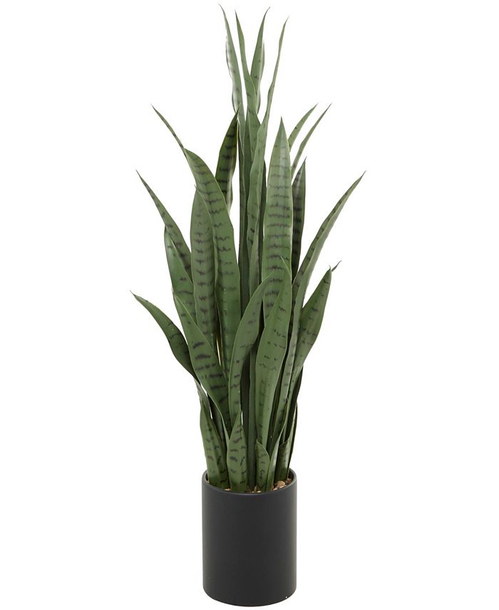 Rosemary Lane Traditional Snake Plant, 36" & Reviews Artificial