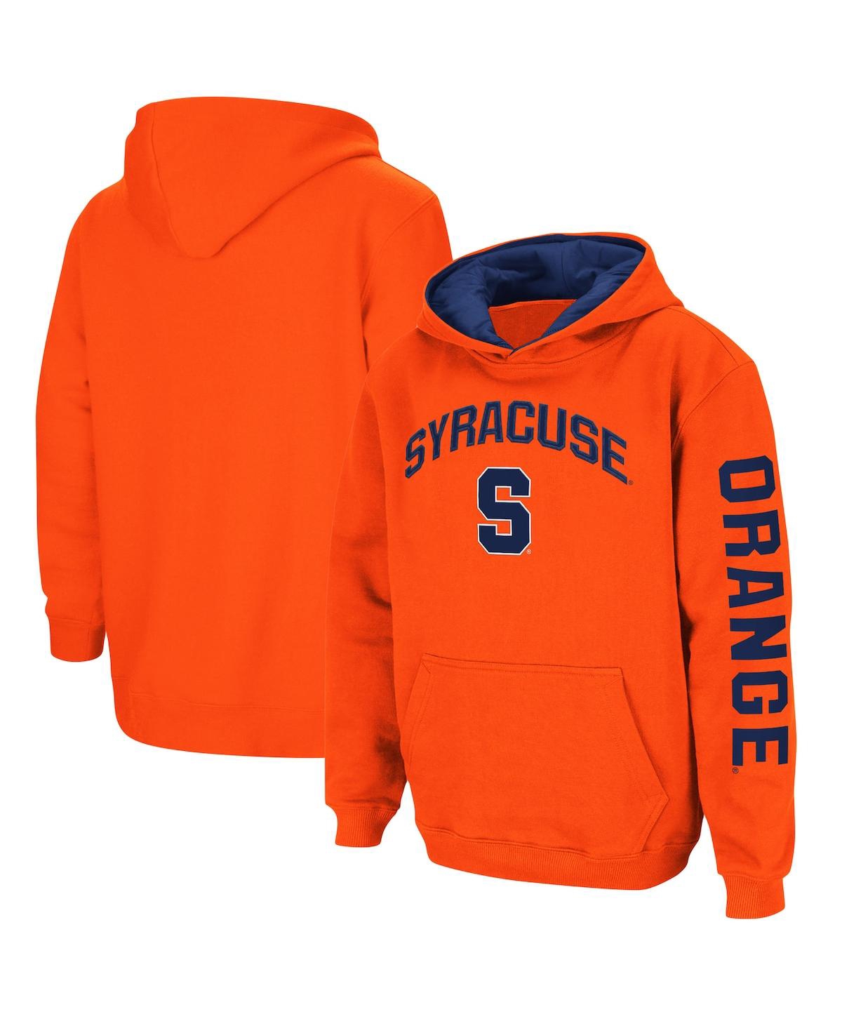 Youth Boys ColosseumSyracuse2-Hit Team Pullover Hoodie - Orange