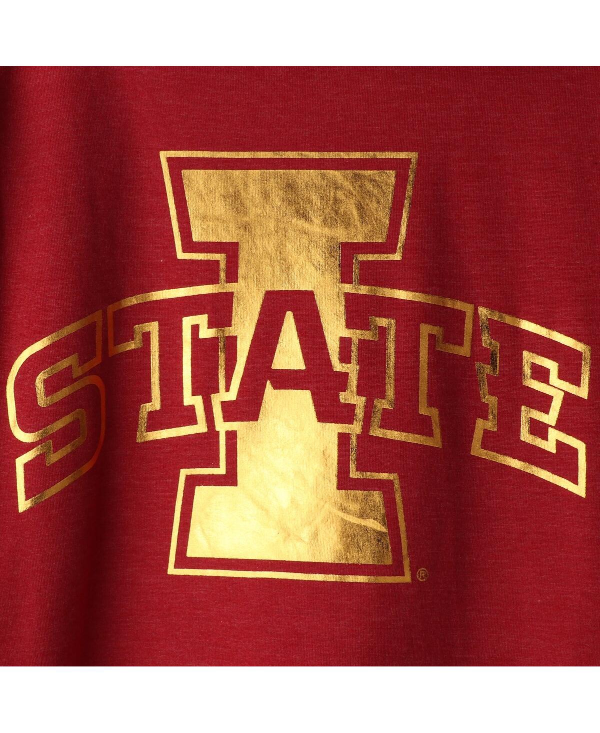 Colosseum Crimson Iowa State Cyclones Trey Dolman Long Sleeve T-shirt In Crimson