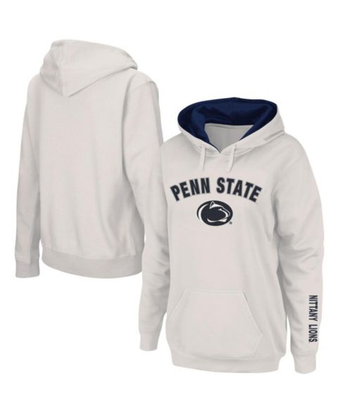 Женское худи Colosseum Penn State Nittany Lions Arch and Logo 1 Pullover, цвет: Белый