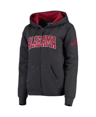 Women's Stadium Athletic Alabama Crimson Tide Arched Name Full-zip Hoodie