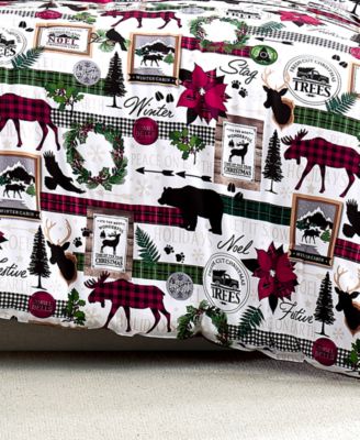 Merry Town Christmas Reversible 6-Pc. Comforter Set, Twin
