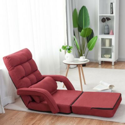 Folding Floor Single Sofa Recliner Chair Lounge Couch