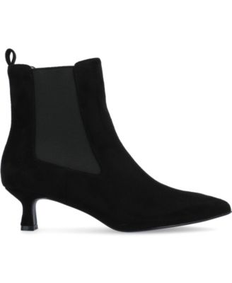 Women's Tenlee Pointed Toe Kitten Heel Dress Booties