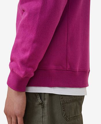 COTTON ON Men's Oversized Crew Neck Fleece Sweatshirt - Macy's