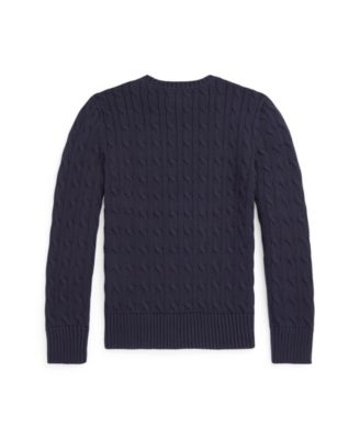 Big Boys Cable-Knit Cotton Sweater