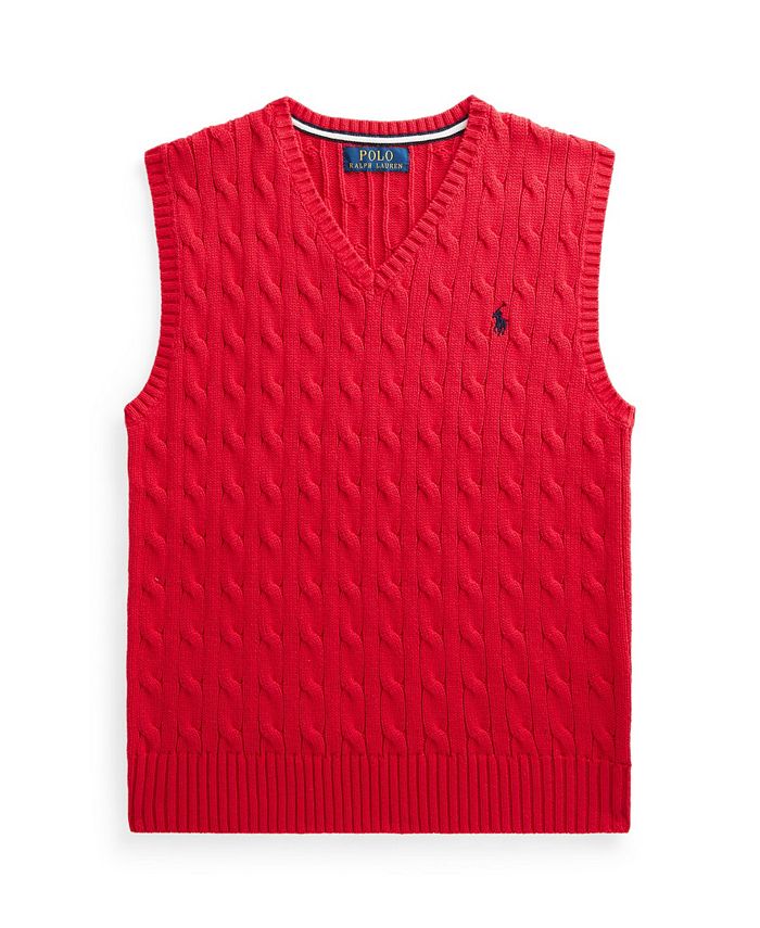 Polo sweater vests top