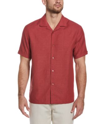 Cubavera - Men's Dobby Camp Collar Short-Sleeve Shirt