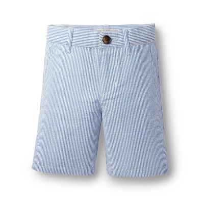 Baby Boys Hope and Henry Organic Cotton Seersucker Short