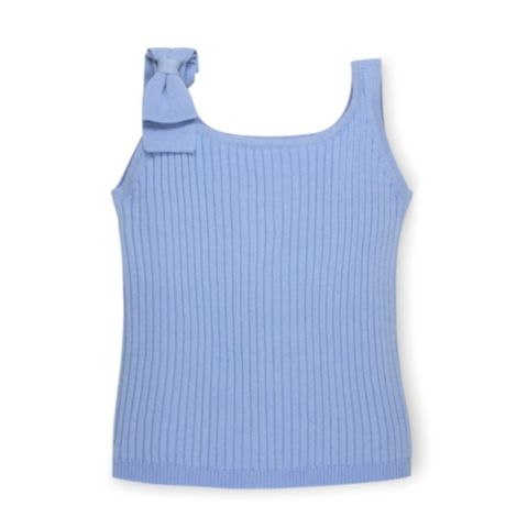 Свитер Hope & Henry Sleeveless Sweater Tank with Bow для девочек, цвет: Синий