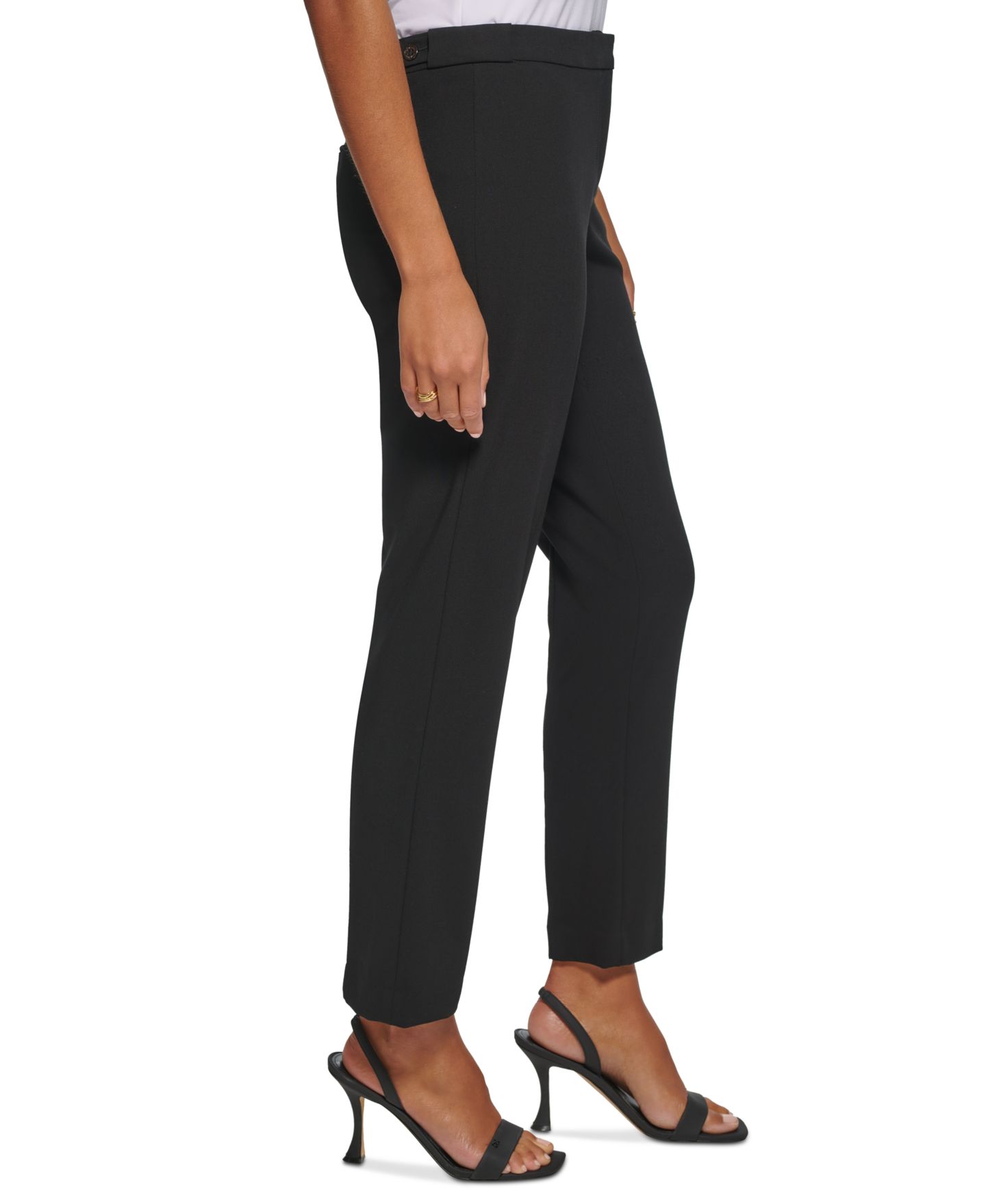 Женские брюки Calvin Klein Highline Ankle Length Pant, цвет: Чёрный — фото 3