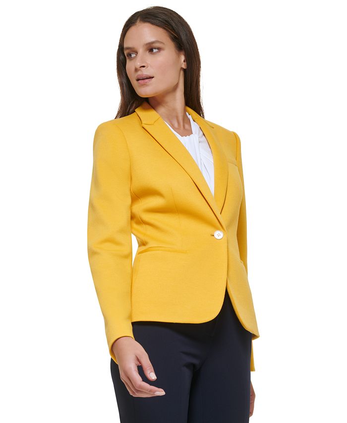 Tommy Hilfiger Women's ElbowPatch SingleButton Blazer & Reviews