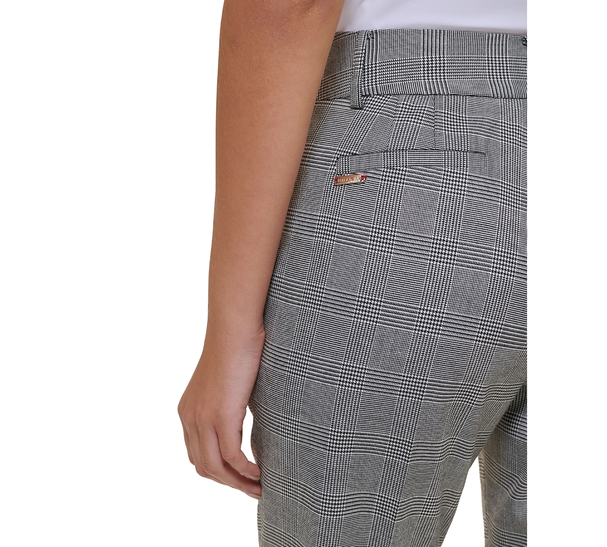 Tommy Hilfiger Women'sSutton Boot-Leg Trousers - Glen Plaid