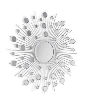 'Milkyway I' Bling Round Wall Mirror, 36" x 36"