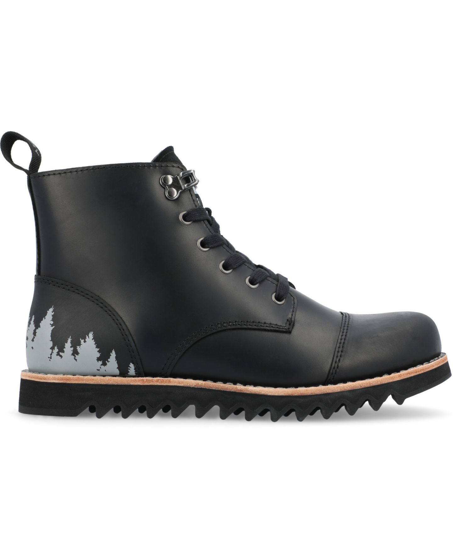 Мужские ботинки Territory Zion Wide Tru Comfort Foam Lace-Up Water Resistant Ankle, цвет: Чёрный — фото 2