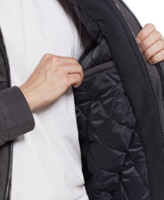 Men's Microfiber Poly Filled Bomber Jacket