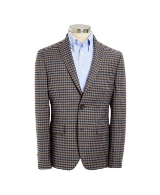 Boys check coat online