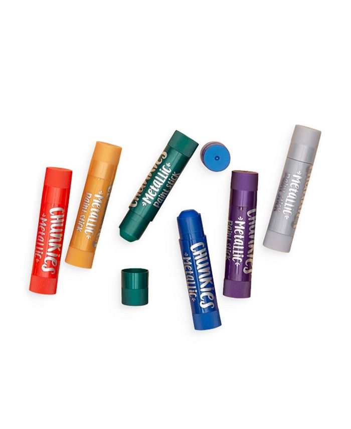 Ooly Chunkies Paint Sticks Metallic Colors 6 Piece Set Macy's