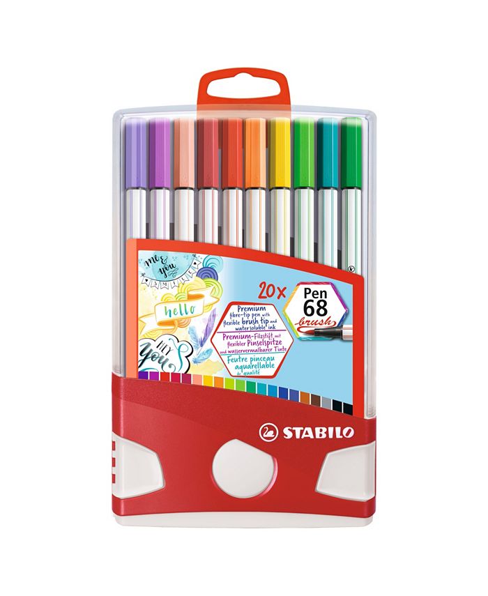 risico Profetie binnenkort Stabilo Pen 68 Brush Colorparade 20 Piece Color Set & Reviews - All Toys -  Macy's