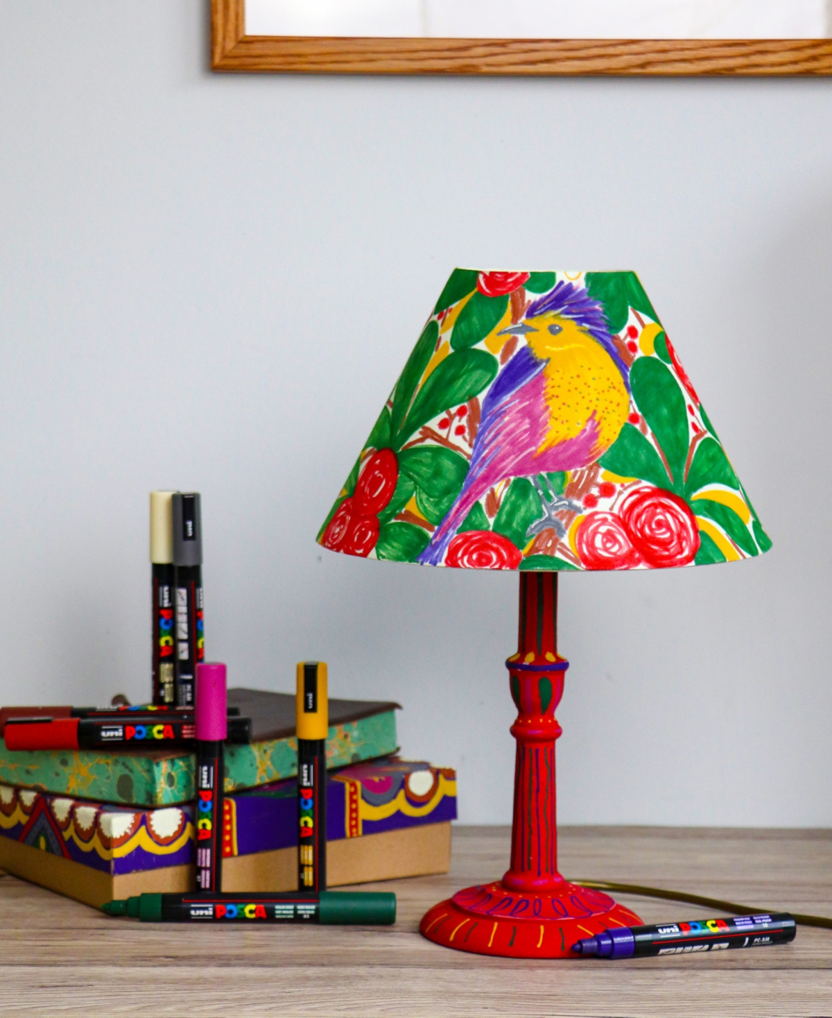 Posca Paint Marker Medium 8 Piece Dark Color Set,