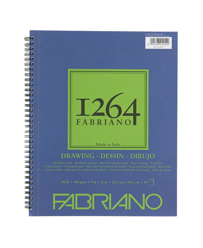 Fabriano 1264 Drawing Pad, 9" x 12" Macy's