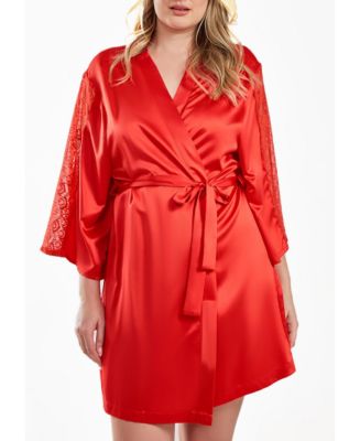 Sexy Satin Macys Womens Bathrobes Set With Lace Patchwork And Ruffles For  Women From Taotiee, $29.49