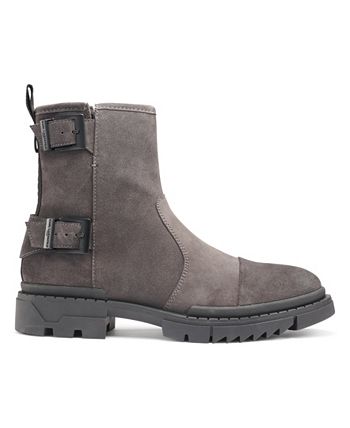 Karl lagerfeld suede discount boots